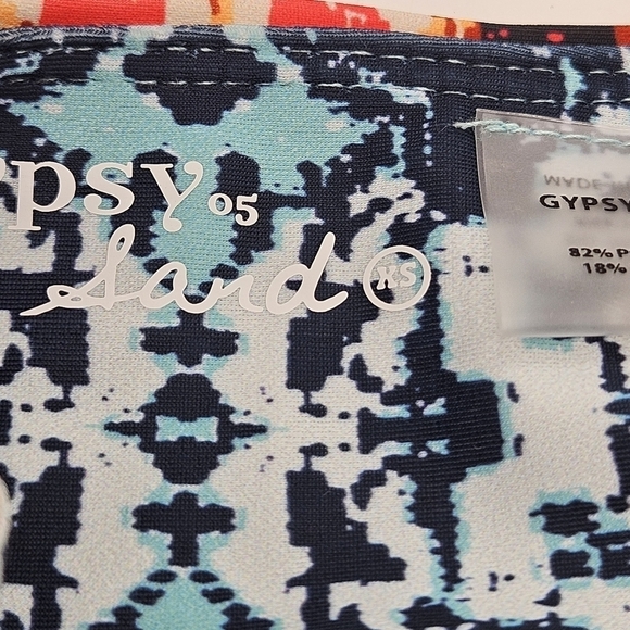NWT Gypsy 05 Multi Aqua bikini bottom size xs - Picture 5 of 10
